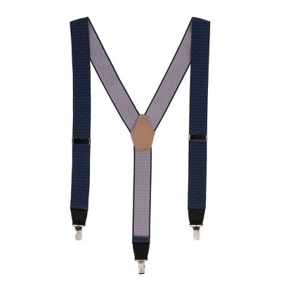 CrookhornDavis Men's Madison 35mm Clip End Pin Dot Elastic Braces