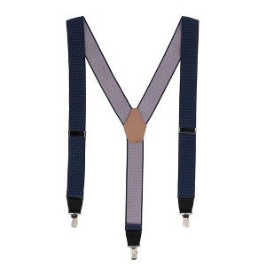 CrookhornDavis Men's Madison 35mm Clip End Pin Dot Elastic Braces - 1 of 2