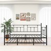SeaCamel Twin Daybed with Trundle - Black Metal Frame, Headboard & Heavy-Duty Steel Slats, No Box Spring Needed, Space-Saving Bed or Guest Bed - 4 of 4
