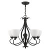 Livex Lighting Brookside 5 - Light Chandelier in  Black - 2 of 4