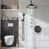 PROOX Double Handle 3-Spray Antique-Style Shower Faucet with Body Sprays - 3 of 4