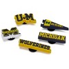 Crocs Jibbitz Kids University of Michigan Sports Shoe Charms 5pk - image 2 of 4