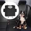 Unique Bargains Flower Pattern Pet's Car Seat Cover Black 1 Pc - 2 of 4