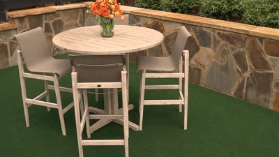 6'x8' Brown Synthetic Non-slip Indoor/Outdoor Area Rug