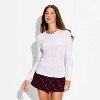 Women's Slim Fit Long Sleeve Crewneck Long and Lean T-Shirt - Wild Fable™ - 2 of 4