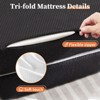 NicBex 3/4 Inch Memory Foam Trifold Mattress,Folding Mattress with Removable and Washable Covers,White - 3 of 4