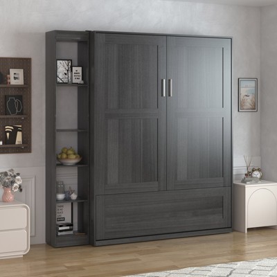 Mjkone Modern Space-Saving Wall Bed,Queen Size Murphy Bed