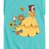 Girls' - Disney Princess - Belle Flower Power Fitted Short Sleeve Graphic T-Shirt - 2 of 4