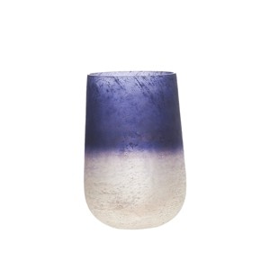Beachcombers Large Navy Glass Vase - 1 of 1