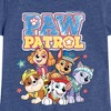Girls' - Paw Patrol - Chase Skye Everest Rubble Marshall Sketch Group Fitted Short Sleeve Graphic T-Shirt - 2 of 4