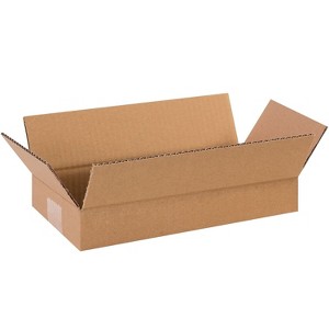 Box Partners Long Corrugated Boxes 12" x 6" x 2" Kraft 25/Bundle 1262 - 1 of 4