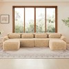 U-Shaped Sectional Sofas with 32D High-Density Sponge, Ergonomic Design, and Anti-Slip Base - 2 of 4