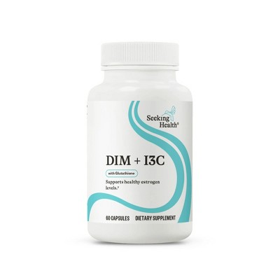 Seeking Health DIM + I3C with PQQ, 60 Vegetarian Capsules