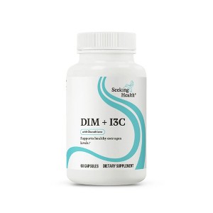 Seeking Health DIM + I3C with PQQ, 60 Vegetarian Capsules - 1 of 4