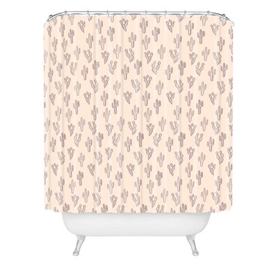 Dash and Ash Somber Mauve Shower Curtain Pink - Deny Designs