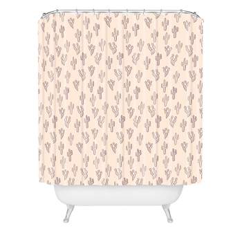 Dash and Ash Somber Mauve Shower Curtain Pink - Deny Designs