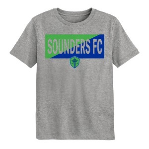 MLS Seattle Sounders Boys' Gray Poly T-Shirt - 1 of 1