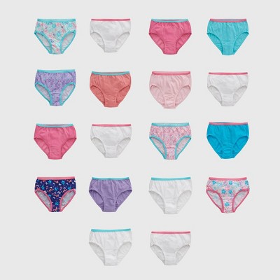 Hanes Girls' 14 + 4 Bonus Pack Briefs - Colors May Vary