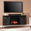 Winsterly Touch Screen Electric Fireplace with Media Storage - Black - SEI - 2 of 4