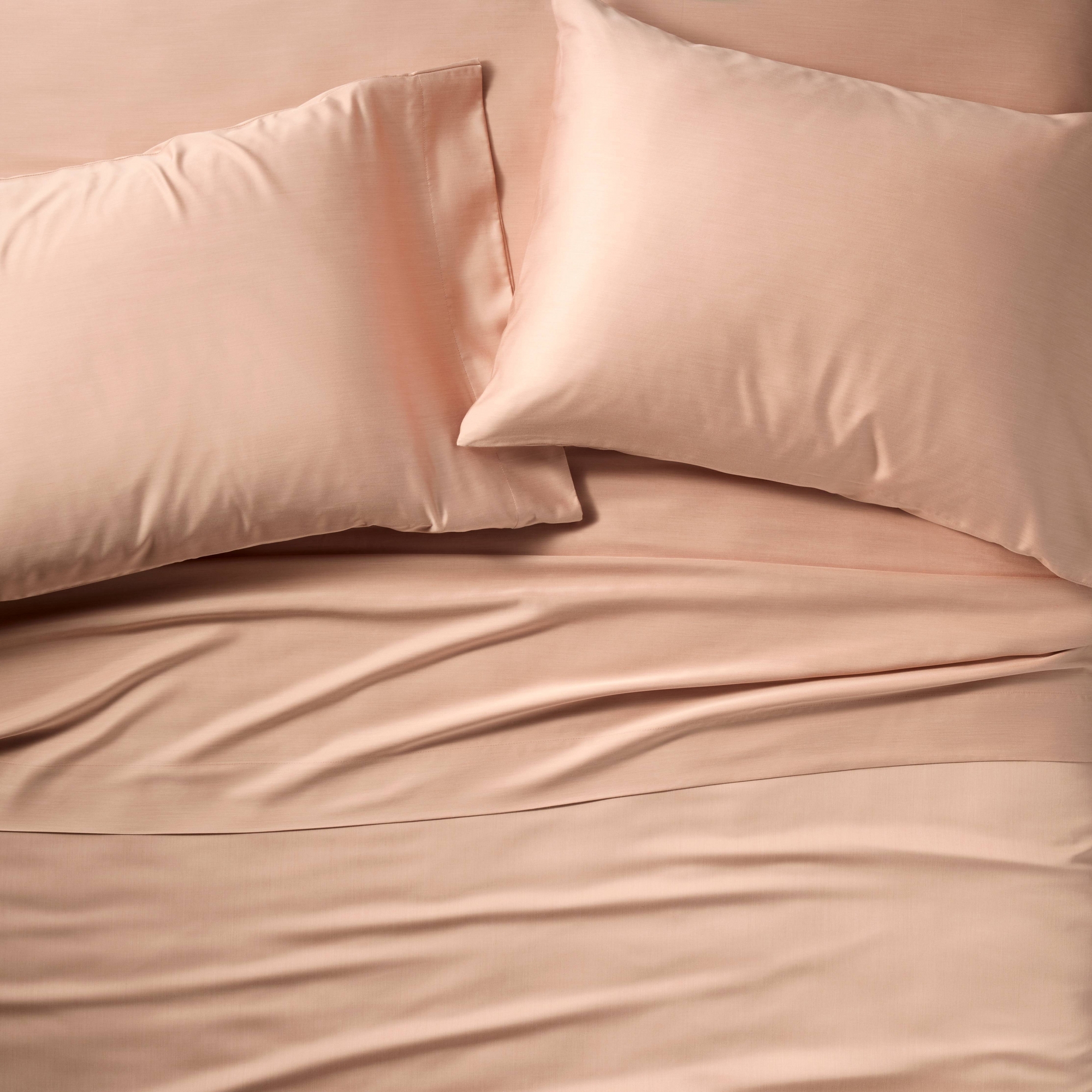 King 400 Thread Count Rayon from Bamboo Sheet Set Light Adobe Clay - Casaluna™