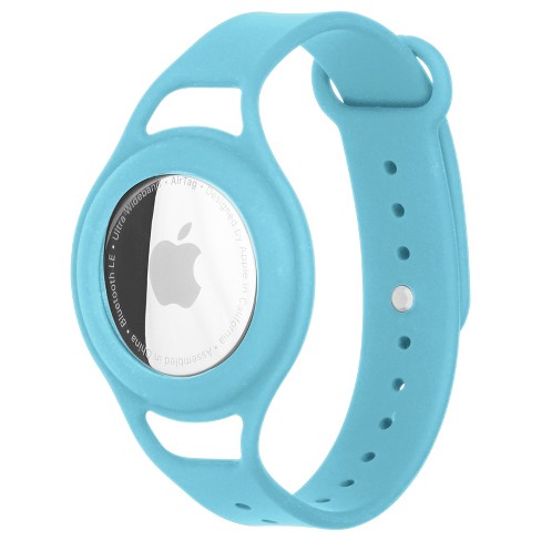 Engraved Light Blue Printed Silicone Apple Watch Band 38mm : Target