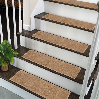Sussexhome Carpet Stair Treads Pre-applied Double Sided Tape