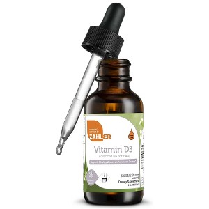 Zahler Liquid Vitamin D, Vitamin D3 Liquid 1000IU, Vitamin D Drops - 1 of 3