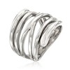 Ross-Simons Italian Sterling Silver Highway Ring - 3 of 4
