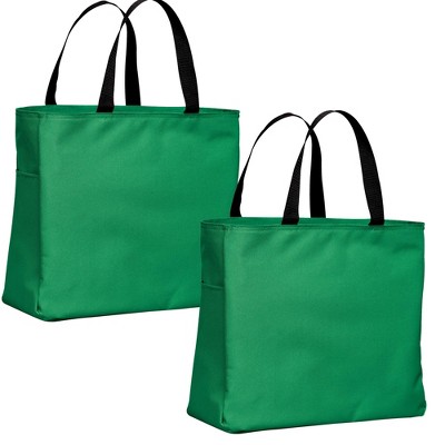 Port Authority Essential Reusable Shopping Tote (2 Pack) Durable ...
