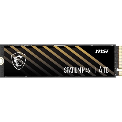 MSI SPATIUM M461 4TB Solid State Drive - M.2 2280 Internal - PCI Express NVMe