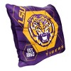 NCAA LSU Tigers Firm Density Connector Velvet Reverse Pillow - 2 of 3
