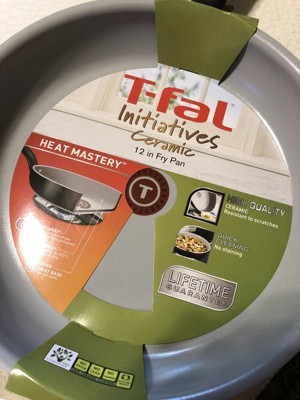 T-fal G917S264 Initiatives 8.5 and 11 Ceramic 2Pc Fry Pan Set