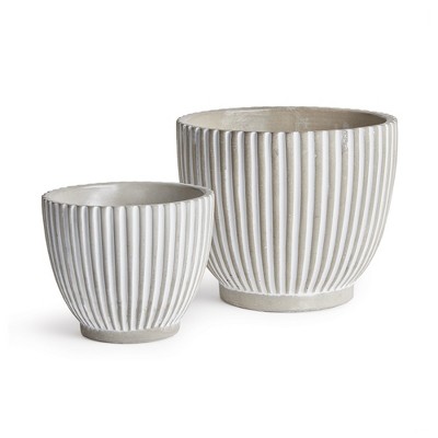 Plum & Post Adara Flowerpot Planters Set of 2