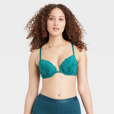Auden Women's Lace Plunge Push-Up Bra - (as1, Cup_Band, dd, 36