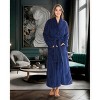 ADR Plush Robe for Women, Long Hooded Fleece Robe with Hood, Plus Size - 2 of 4