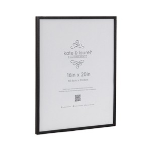 Kate & Laurel All Things Decor 16"x20" Gallery Wall Wood Photo Frame Black - 1 of 4