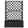 vidaXL Raised Bed Mocha Plastic (PP) Large Waterproof materials - 4 of 4