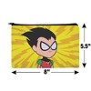 Teen Titans Go! Robin Makeup Cosmetic Bag Organizer Pouch - 4 of 4