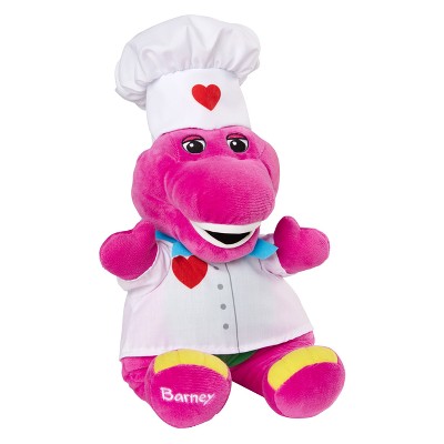 Fisher-Price Barney & Friends Chef Hat & 12" Plush Doll.