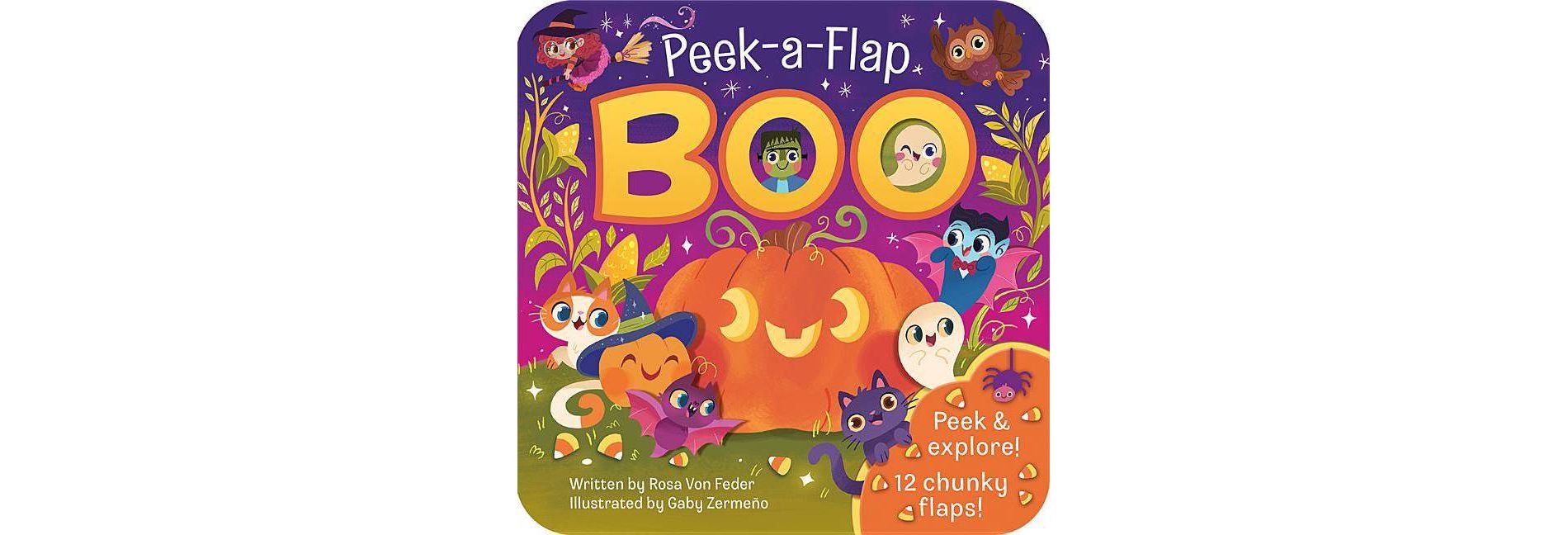 Peek-a-flap Boo (Board Book) (Rosa Vonfeder) - Halloween