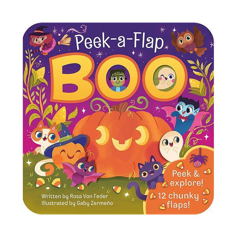 Peek-a-flap Boo (Board Book) (Rosa Vonfeder) - Halloween, 1 of 2