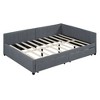 Whisen Classic Design Full Size Upholstered Daybed with Trundle - 3 of 4