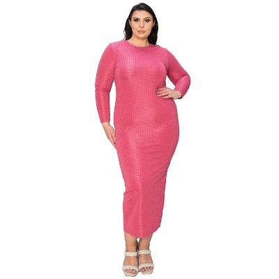 L I V D Women's Kylo Textured Bodycon Dress