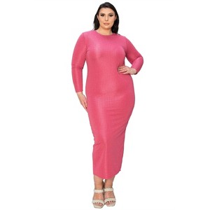 L I V D Women's Kylo Textured Bodycon Dress - 1 of 3