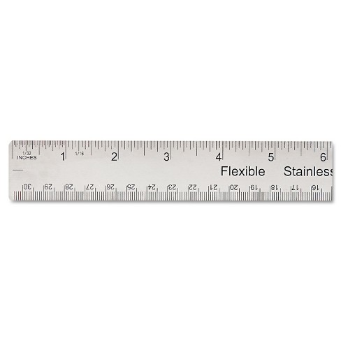 RULER 7/8 X 12 STAINLESS STEEL PRECISION - Miller Industrial