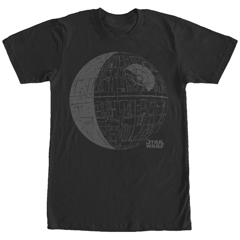 Men's Star Wars Death Star Logo T-Shirt, 1 of 5