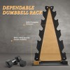 BalanceFrom Dumbbell Weight Set with Storage Rack with Pair of 5, 10, 15, 20 lbs - 2 of 4