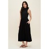 WEST K Women's Bianca Mocke Neck Ribbed Midi Dress - 2 of 4