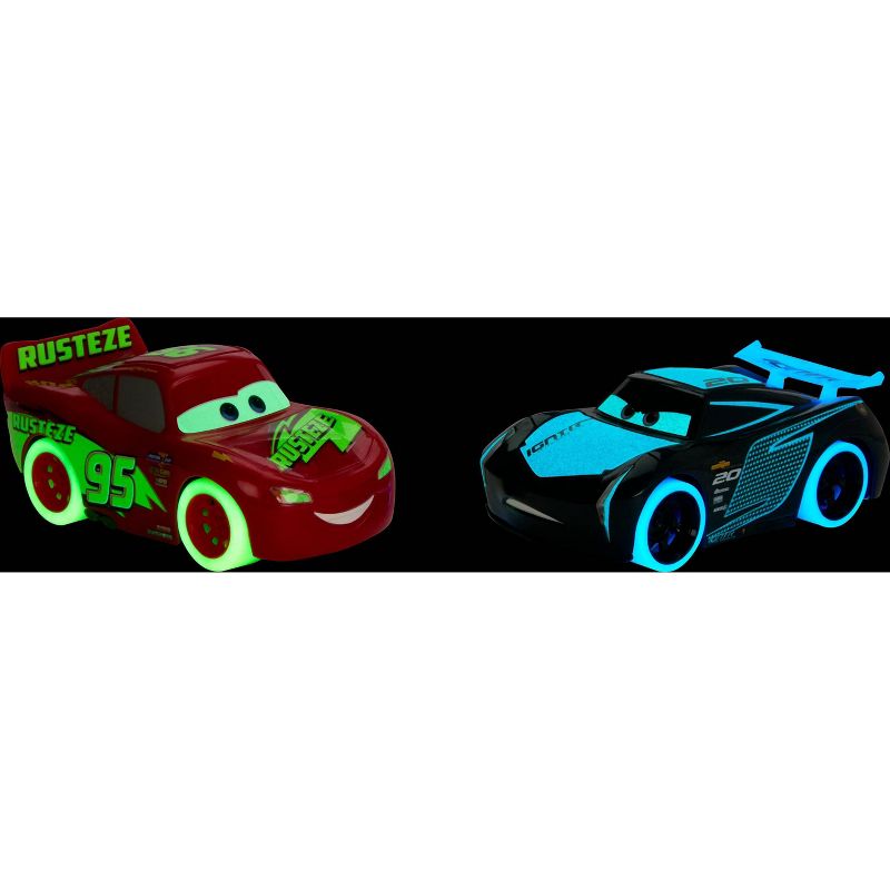 Disney Pixar Cars Track Talkers Glow Racers Lightning McQueen &#38; Jackson Storm - 2pk (Target Exclusive), 2 of 7