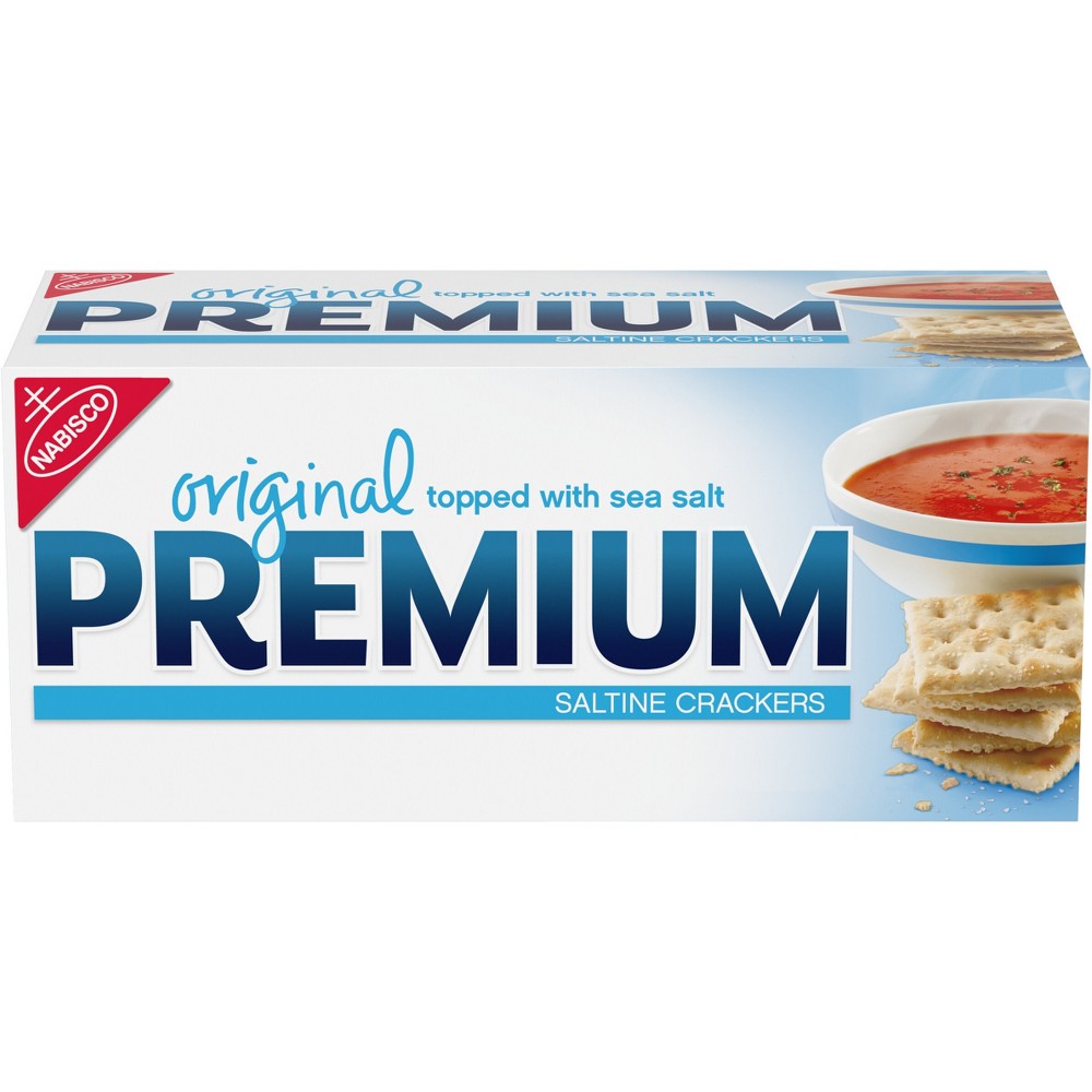 Premium Original Saltine Crackers Lunch Snacks - 16oz